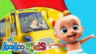 🚌 Wheels on the Bus + Pussycat | LooLoo Kids Animal Songs