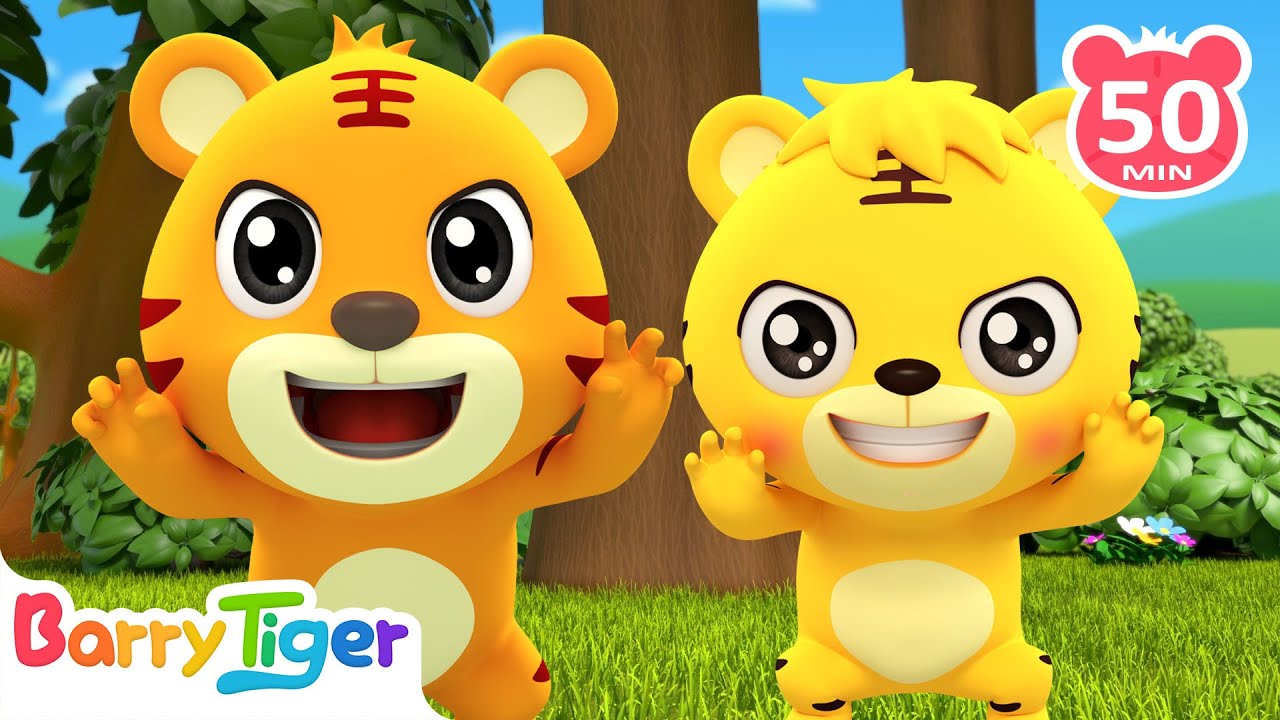 森林裏的兩只神奇老虎🐯 🎶 動物兒歌 | 經典兒歌 | 親子互動 | 兒童啟蒙兒歌 | 貝樂虎