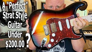 I'm Shocked! This Guitar Under $200 - Donner 152s Strat Style - Unbox and Complete review