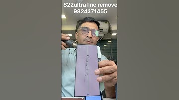 Samsung s22ultra display line remove || Samsung s22ultra screen green line repair #displayline