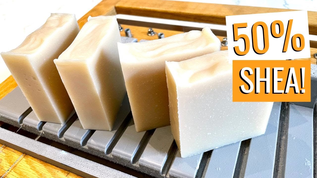 How to make a Laundry Bar Soap with Shea butter 