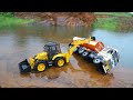 Indian oil truck break failed accident mountain river pulling out jcb  cs kids toy