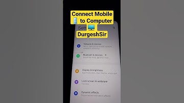 Connect Mobile 📱 to Computer 🖥 Data #connect #mobile #computer #internet