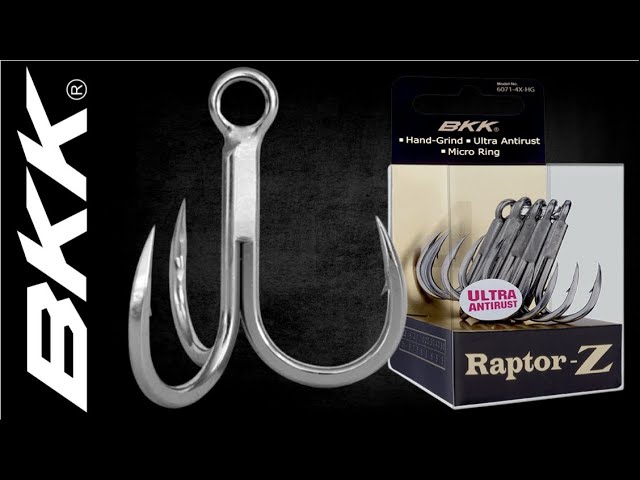 BKK Ultra Antirust Coating Ultimate Treble Hook RAPTOR-Z 