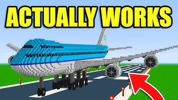 Make A Fully WORKING AIRPORT in Minecraft! (Easy)