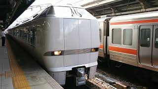 9月6日名古屋駅 7M しらさぎ7号 681系 金サワW07編成 発車