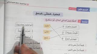 حل تدريبات علامات الاسم والمفرد والمثنى والجمع والمذكر والمؤنث ومراجعة القاعدة وشرح مفصل@رضاسويلم