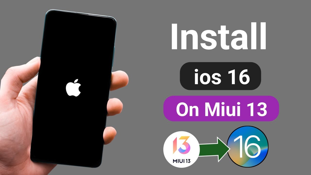 Miui Root install iOS 16 On Miui 13 Root And Without Root - YouTube