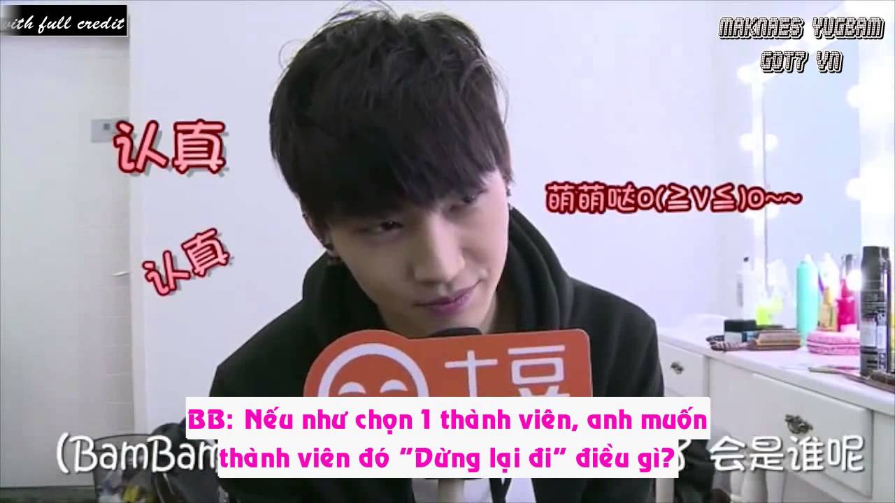[VIETSUB] GOT7 Shanghai showcase Backstage - BAMBAM cut