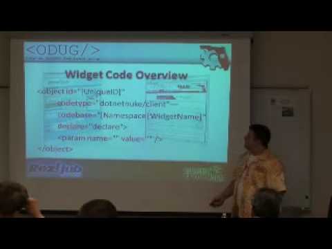 S FL Code Camp 09: DotNetNuke 5 Widgets Dev by Will Strohl (Part 01)