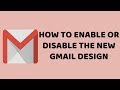 How To Enable Or Disable The New Gmail Design | Try The New Gmail | Tutorial Hindi | DR technology