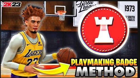 *NEW* BEST PLAYMAKING BADGE METHOD FOR NBA 2K23! + HOW TO GET PLAYMAKING BADGES (FAST) IN NBA 2K23!