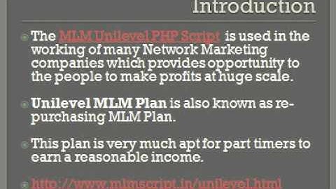 Unilevel MLM Plan Script, Unilevel MLM Software, MLM Unilevel PHP Script, Unilevel MLM PHP Software