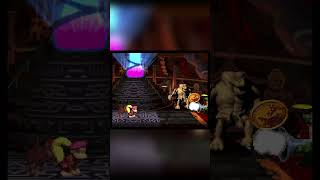 Donkey Kong Country 2, 8-B: Krocodile Kore #dkc2 #retrogaming #snes #bossfight #secret #shorts