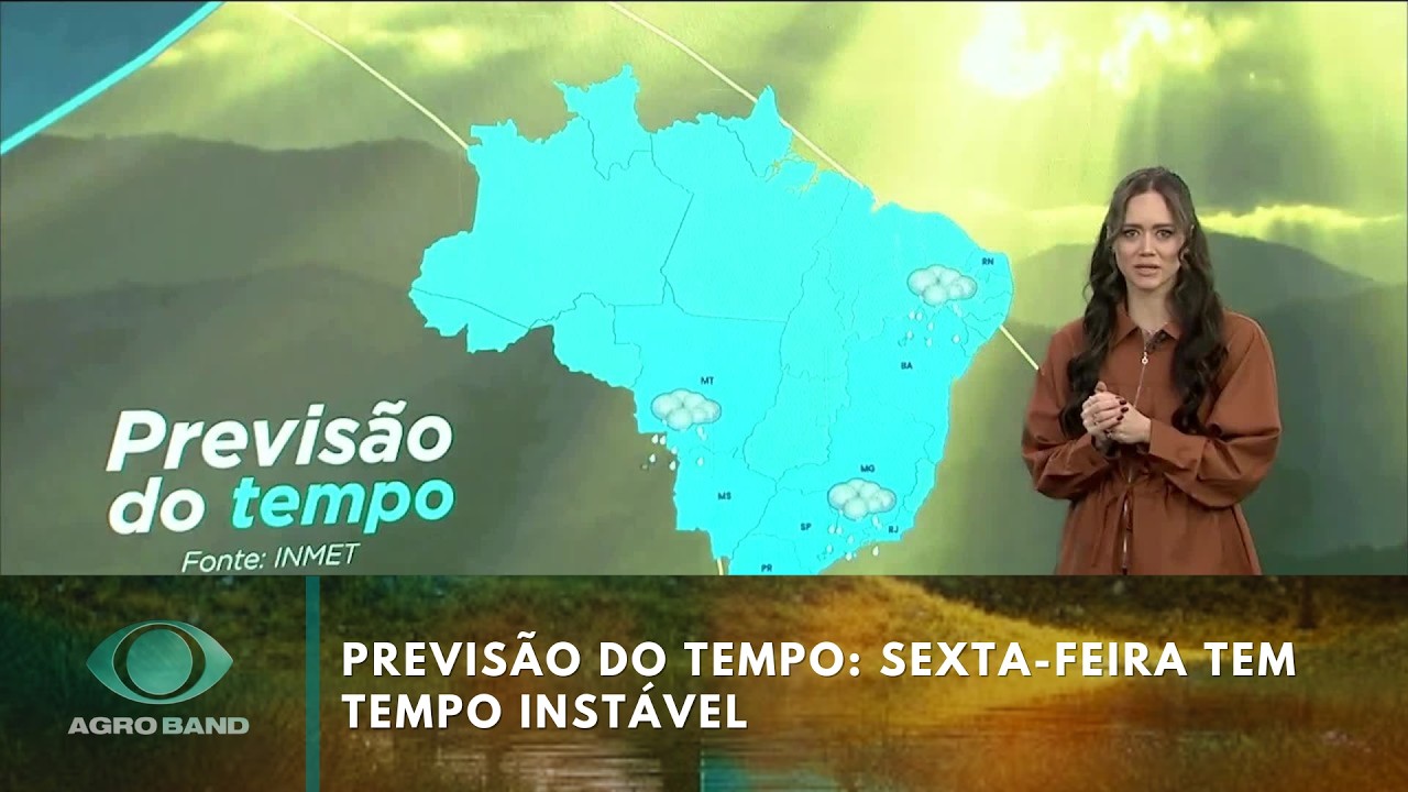 Previsão do tempo: sexta-feira tem tempo instável