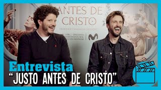 Julian López y Xose Touriñán en la comedia Justo Antes de Cristo