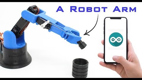 DIY Arduino Robot Arm with Arduino and Android
