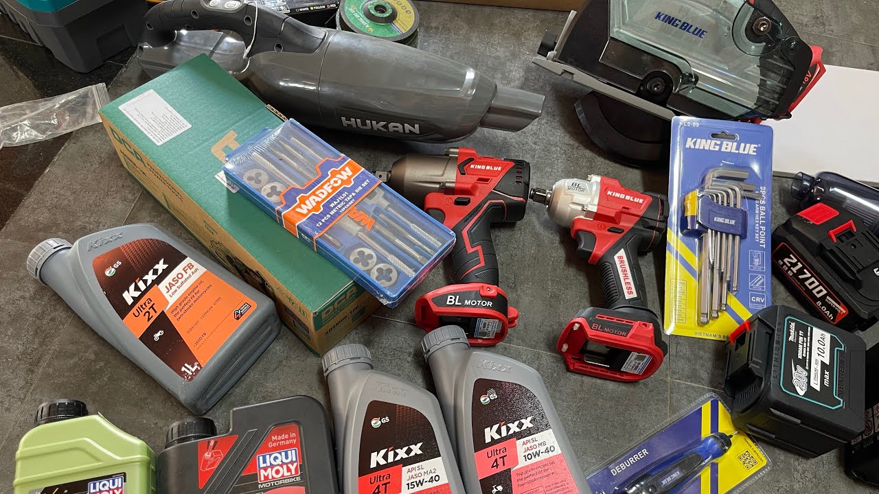 0903840137🌟4-3SALE🌟GIẢM GIÁ BULONG PIN,CƯA ĐĨA 185mm KINGBLUE,NHỚT KIX  HÀN QUỐC LƯỢNG CAO.MÀI DCA