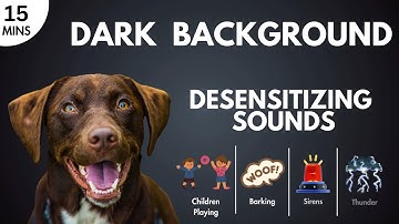 Desensitizing Sounds - Children Playing, Barking, Sirens & Thunder  | Overcome Triggers for Dogs