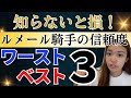 【ルメール騎手】ぶっちゃけ買い時いつ？信頼度の高いレースと低いレースを徹底分析！ベスト３とワースト３発表します！