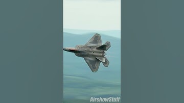 Thumbnail of F-22 Raptor Low Level #aviation #airshow #fighterjet