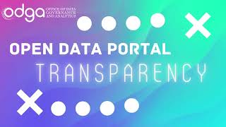 Open Data Portal Transparency Page