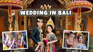 PERNIKAHAN ADAT BALI - Prosesi Pernikahan Agama Hindu Di Bali #budayabali #tradisibali #pawiwahan
