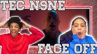 MY GIRLFRIEND REACTS TO Tech N9ne - Face Off (feat. Joey Cool, King Iso & Dwayne Johnson) (REACTION)