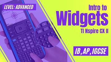 Intro to Widgets (TI Nspire CX-II)