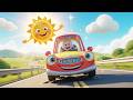 Vroom Vroom Car on a Sunny Day 🚗☀️ Fun Car Song for Kids | Happy Driving Adventure