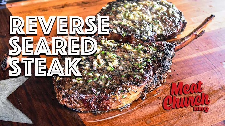 Reverse Seared Steak with Homemade Compound Butter