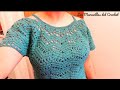 #LasMaravillasdelCrochet #ganchillo BLUSA Zig zag a CROCHET(ganchillo)-#1