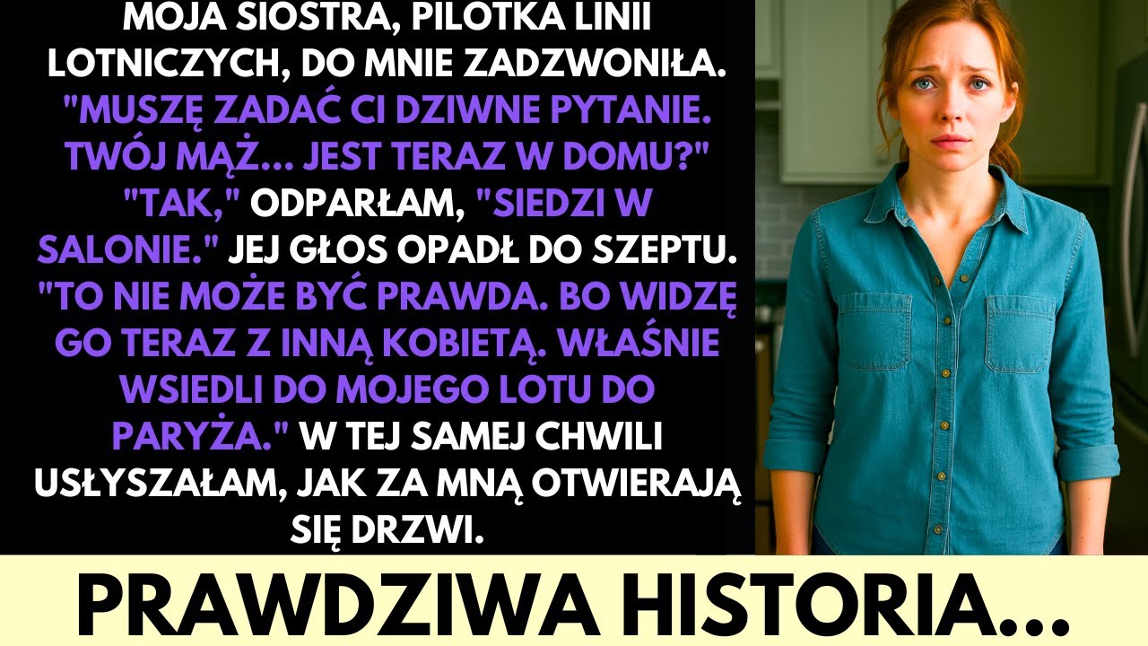 Moja Pilotka Siostra Zobaczyła Mojego Męża W Klasie Biznes Do Paryża Z Inną Kobietą