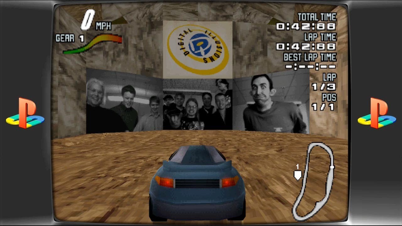 DICE Secret Developer's Room in Motorhead (PS1)