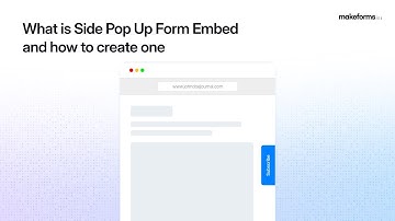 How to Create a Side Pop-Up Form in MakeForms 2.0
