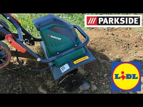 Parkside Tiller PGK 1400 A1 Unboxing and Testing - YouTube