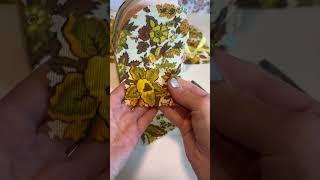 What to do with tiny fabric scraps | vintage score!