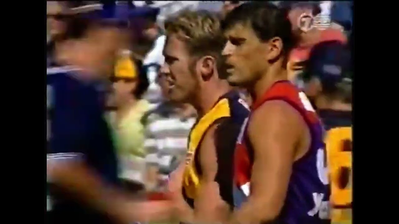 Chad Morrison kicking 2 goals within a minute in Derby (1999)
