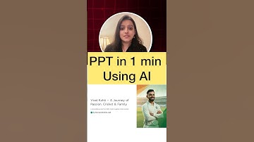 How to make Powerpoint Presentation using AI on mobile phone & PC |Gamma AI #powerpoint #shorts #ai