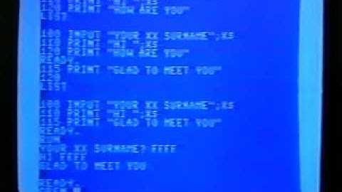C64 Training Video, Chapter 6: Putting programs to work