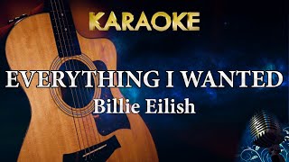 Billie Eilish - everything i wanted (Acoustic Guitar Karaoke Version)
