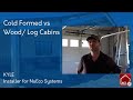Steel Barndos vs Log Homes
