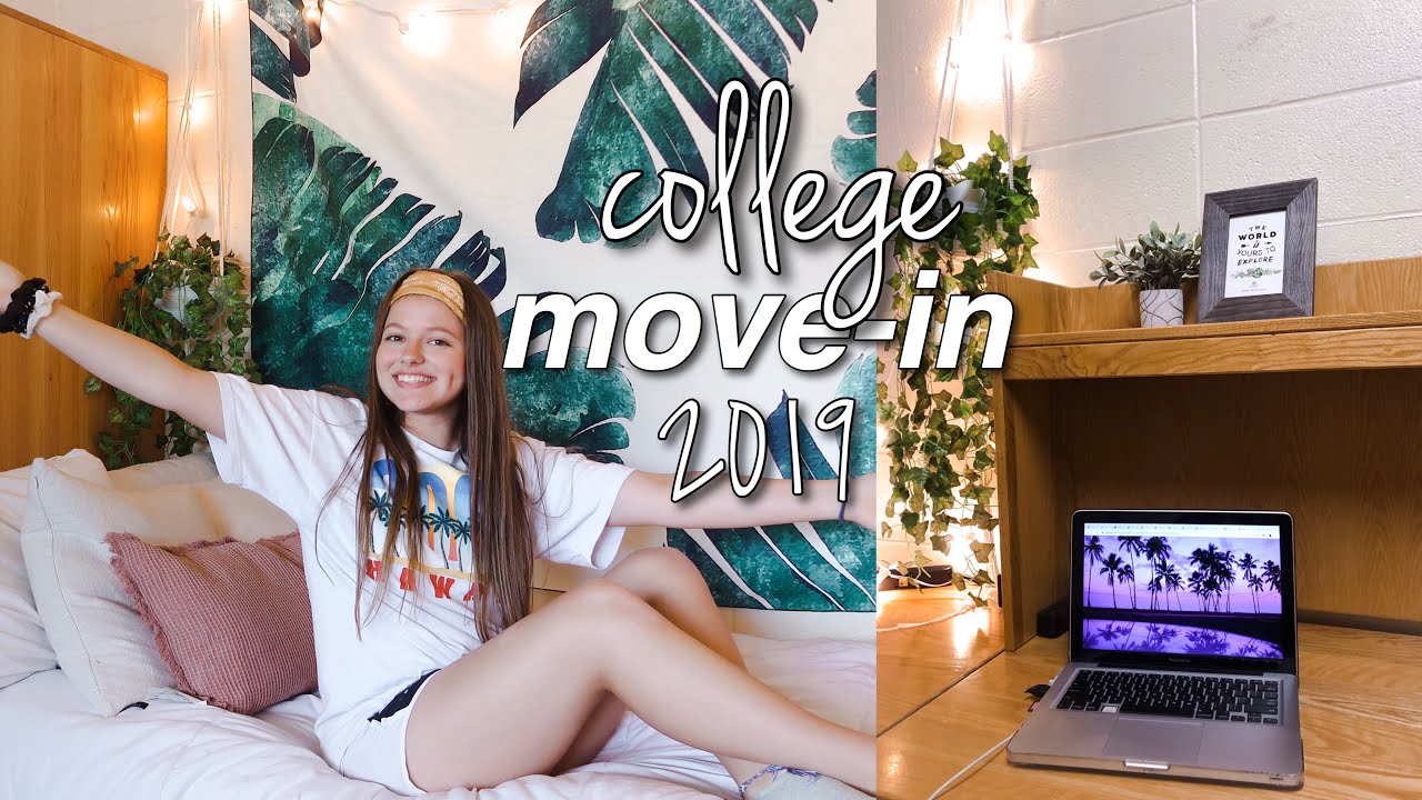 COLLEGE MOVE IN DAY VLOG - 2019!!