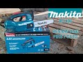 MAKITA XCU06 BATTERY TOP HANDLE CHAINSAW REVIEW/CUTTING HICKORY