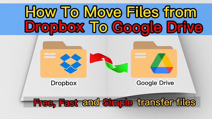 How to transfer photos from dropbox to google drive