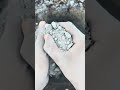 ASMR Soft Dry Sand Cement Crumbling into water #satisfying 63