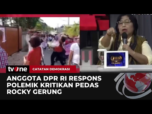 Pro-Kontra Kritikan Tajam Rocky Gerung Terhadap Pemerintahan Jokowi | Catatan Demokrasi tvOne class=