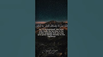 #حالات_واتس #الشيخ_ياسر_الدوسري #قرآن الشيخ ياسر الدوسري سورة مريم