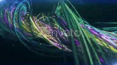 High Quality render 3D colorful strings-MOTION GRAPHICS VIDEO