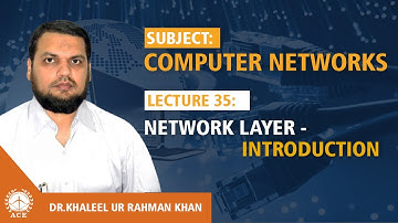 Lecture 35:  Network Layer   Introduction- Computer Networks by Dr. Khaleel Khan
